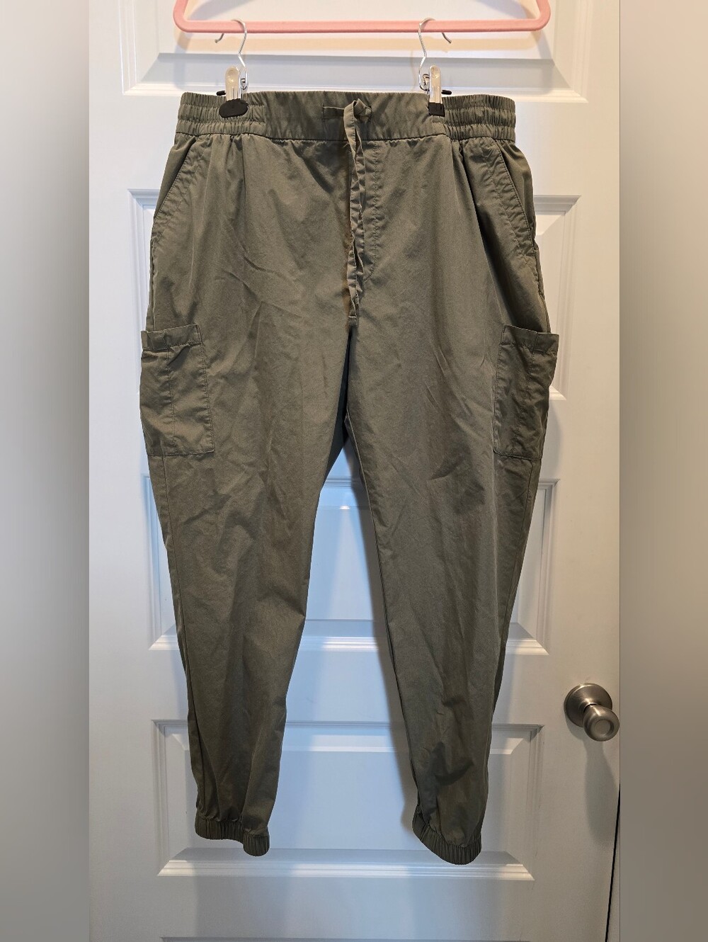 Women's Old Navy Olive Green Cargo Jogger Pants